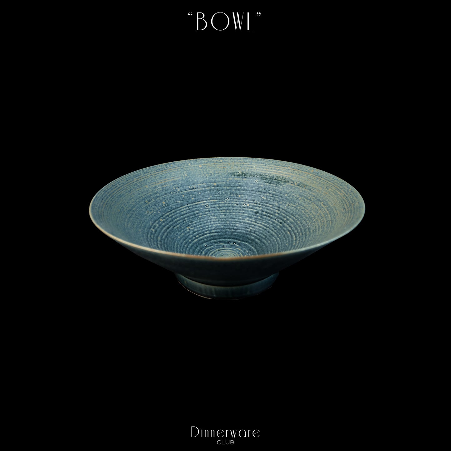 POWDER TANG BOWL - "DEEP OCEAN"