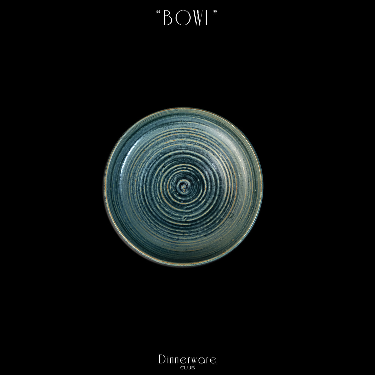 BLUE RING BOWL - "DEEP OCEAN"