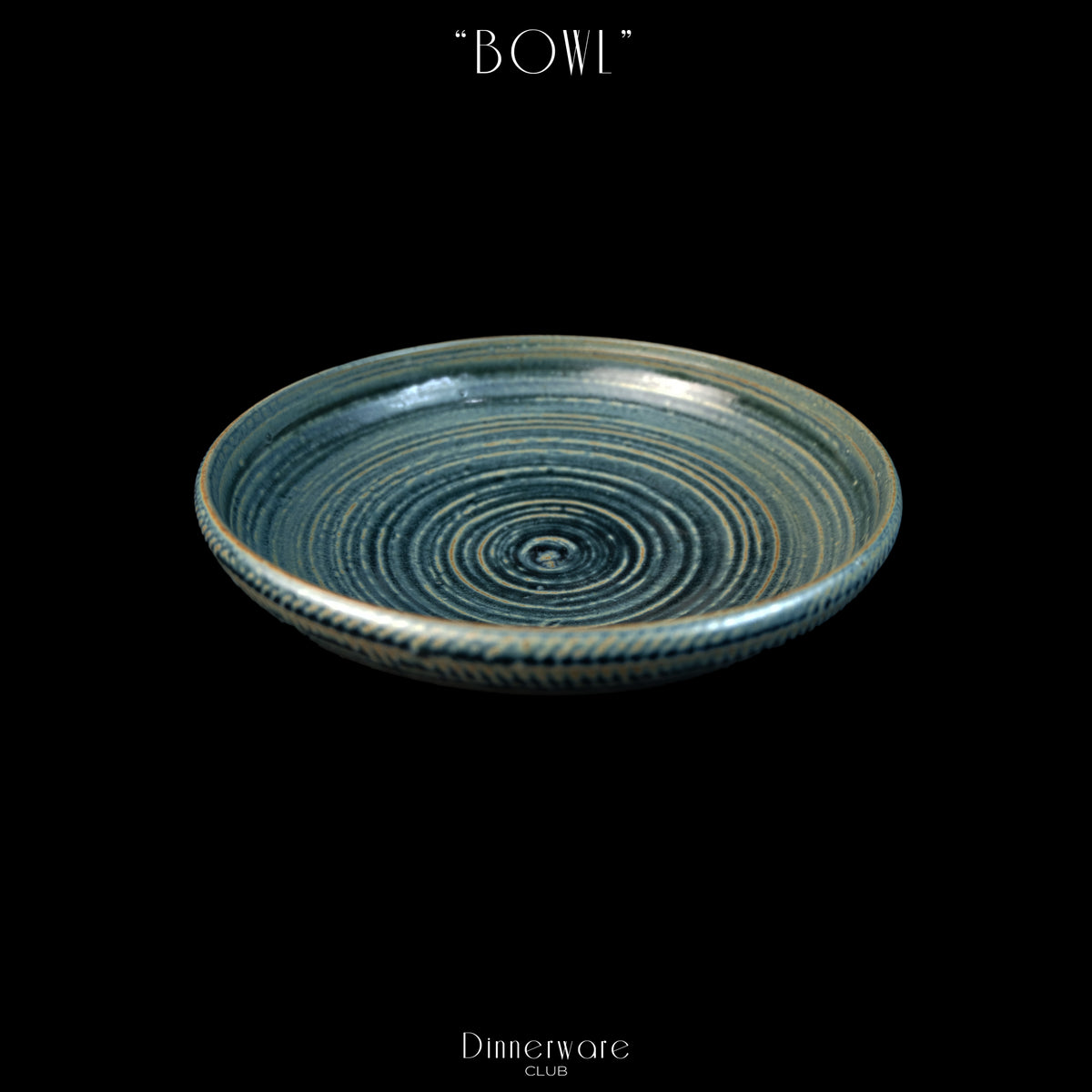 BLUE RING BOWL - "DEEP OCEAN"