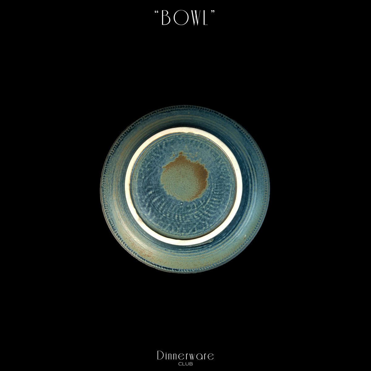 BLUE RING BOWL - "DEEP OCEAN"