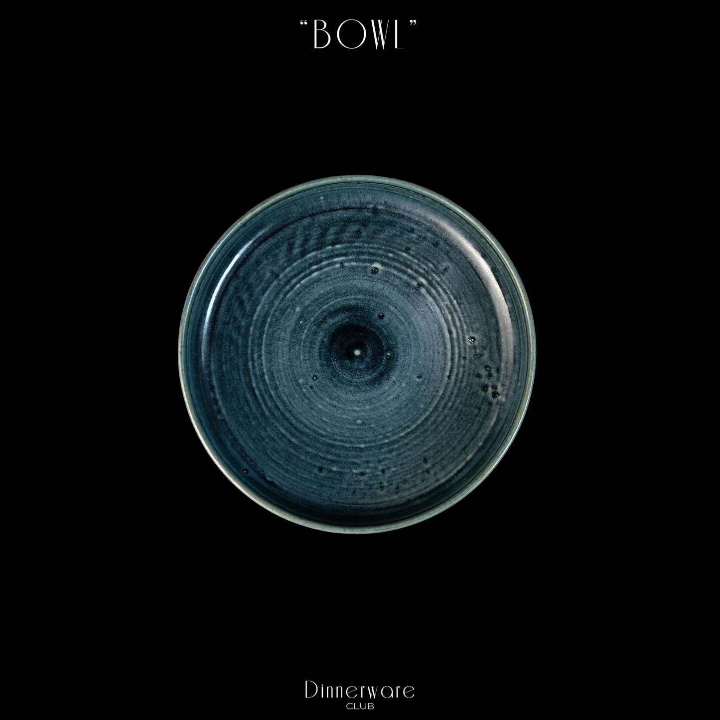 SEMICIRCLE BOWL - "DEEP OCEAN"