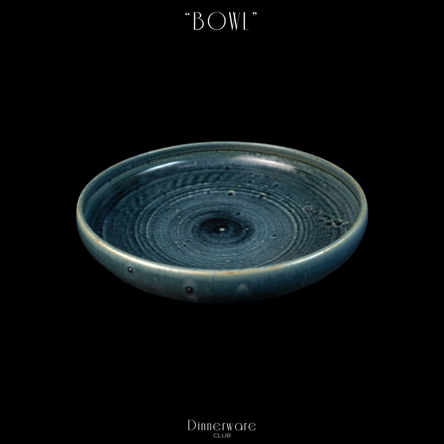 SEMICIRCLE BOWL - "DEEP OCEAN"