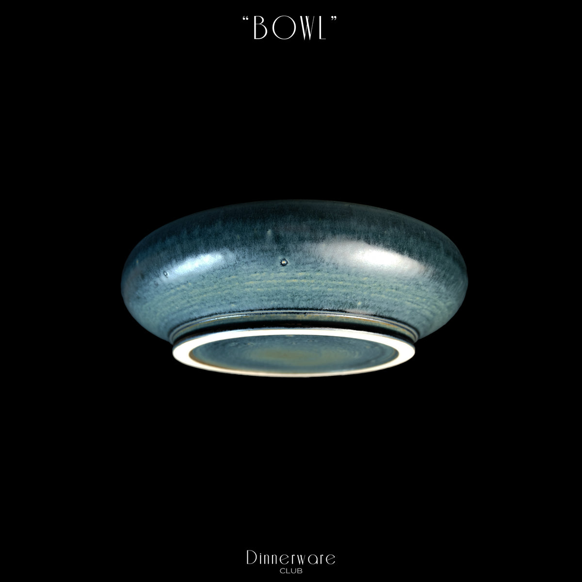 SEMICIRCLE BOWL - "DEEP OCEAN"