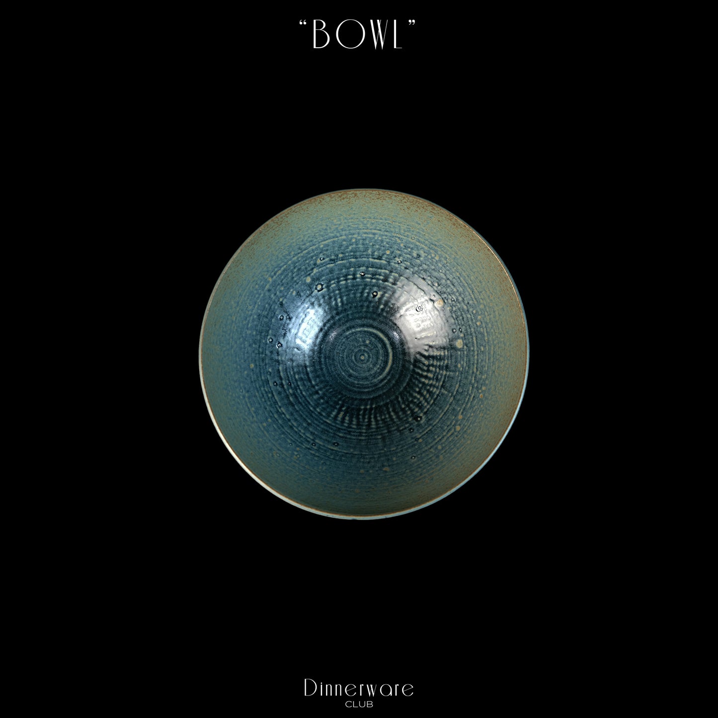 PUFFER BOWL - "DEEP OCEAN"