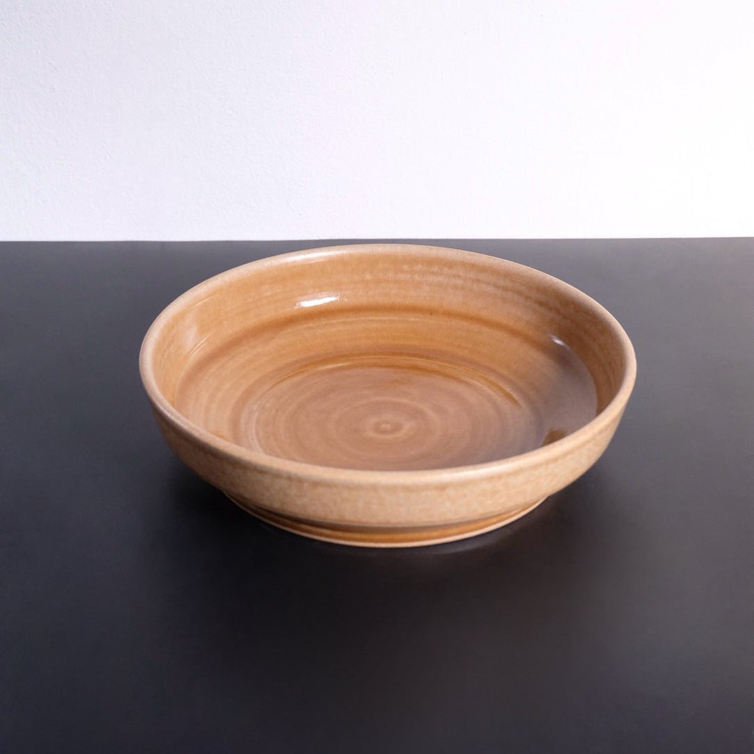 Amber Wood Plate